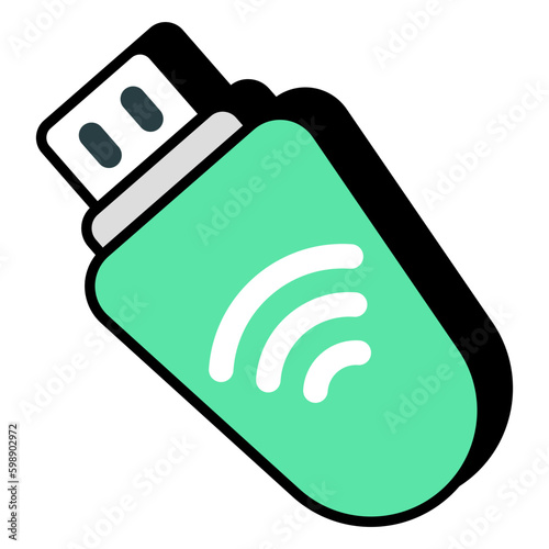 An icon design of smart Usb 