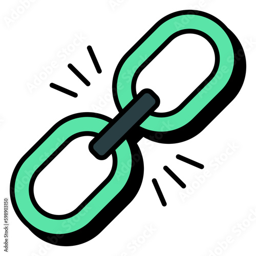 Perfect design icon of linkage