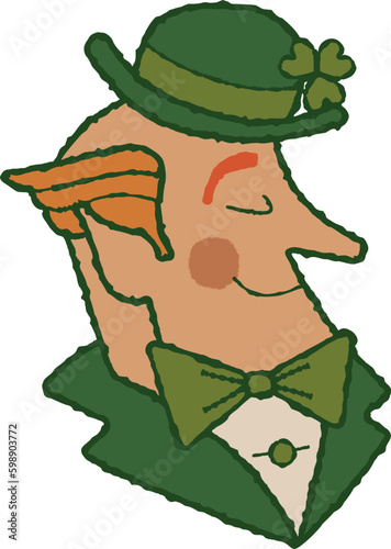 smiling leprechaun
