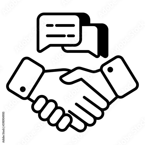 Vector design of handshake
