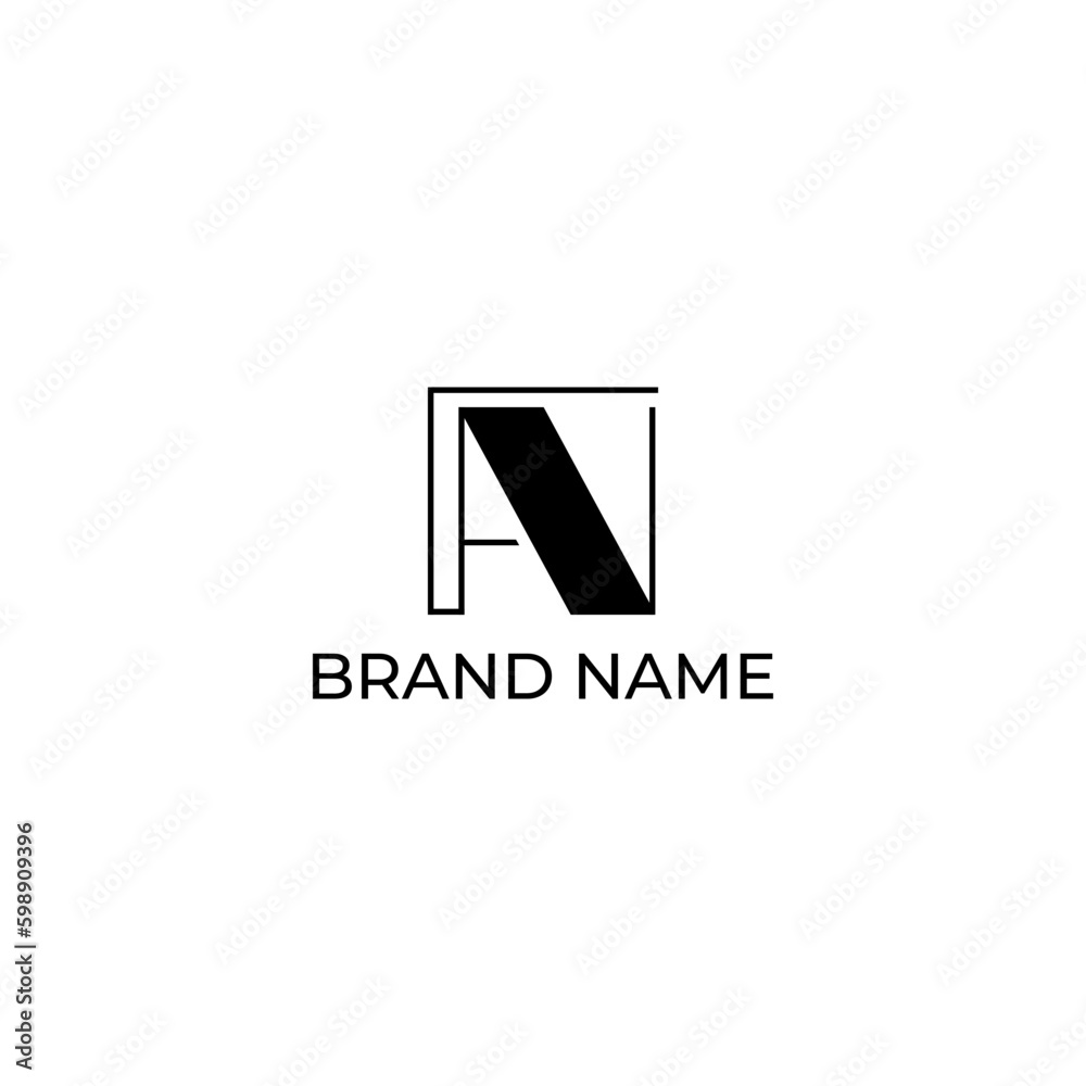 ILLUSTRATION LETTER A N LINE GEOMETRIC LOGO ICON BLACK COLOR TEMPLATE SIMPLE MINIMALIST DESIGN SIMPLE VECTOR GOOD FOR APPS, BRAND ILLUSTRATION LETTER A N LINE GEOMETRIC LOGO ICON BLACK COLOR TEMPLATE SIMPLE MINIMALIST DESIGN SIMPLE VECTOR GOOD FOR APPS, BRAND