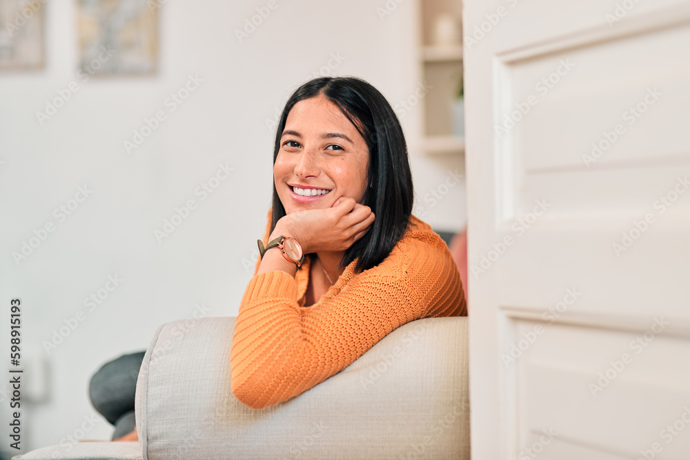 Sometimes your comfort zone is all you need. a young woman relaxing on the sofa at home. Sometimes your comfort zone is all you need. a young woman relaxing on the sofa at home.