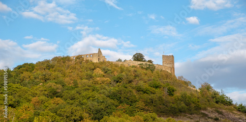 Burgruine der Burg Gleichen, Wandersleben, Landkreis Gotha, Thüringen