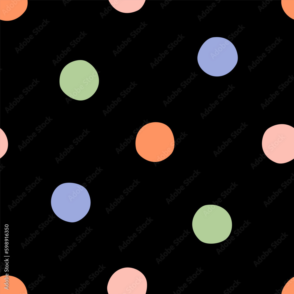 Seamless pattern with colorful dots Seamless pattern with colorful dots