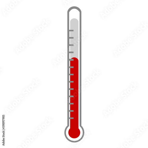 A thermometer is a device that measures temperature or a temperature gradient. PNG illustration