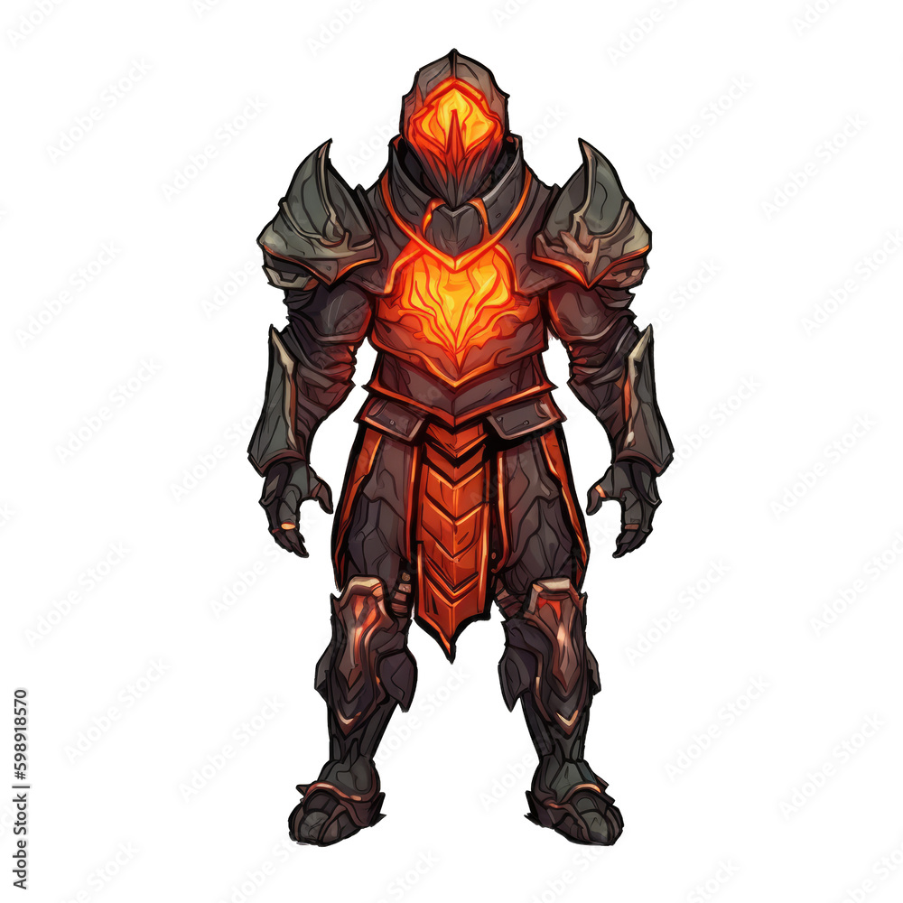 Fototapeta premium Rpg icon armor
