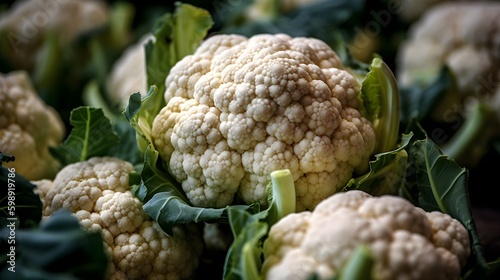 cauliflower on the market