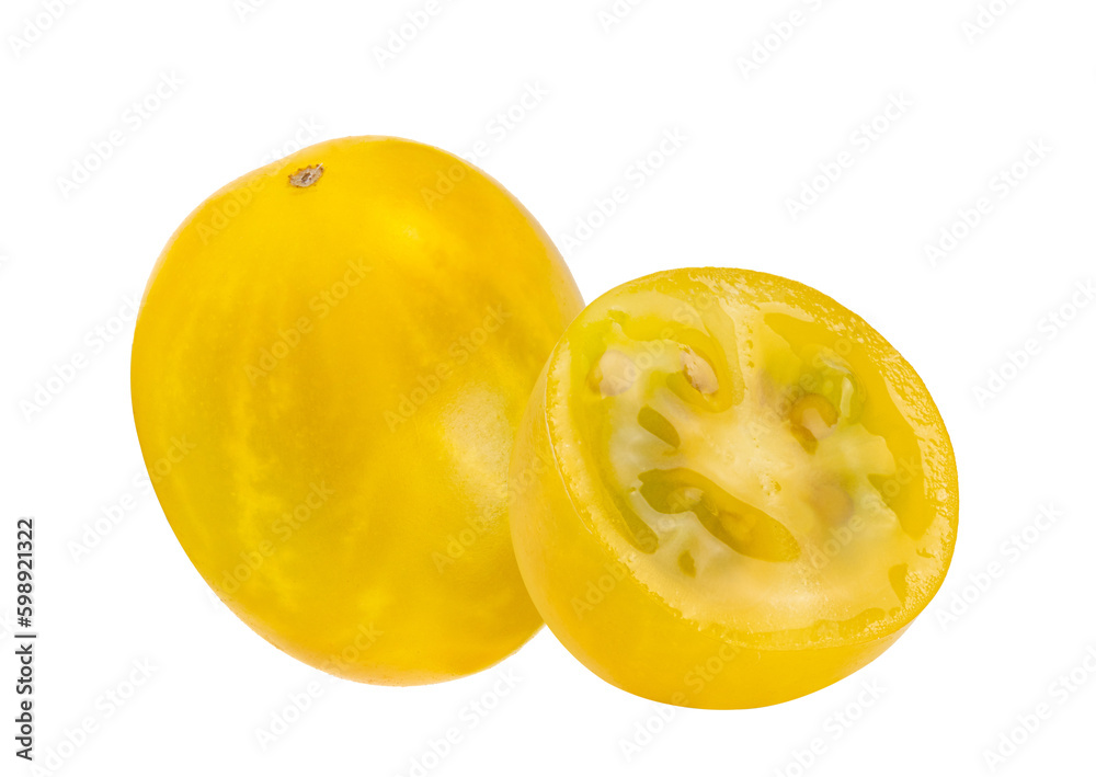 cherry Tomatoes isolated on transparent png