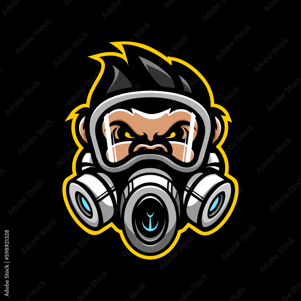face vector wearing gas mask, game vector face vector wearing gas mask, game vector