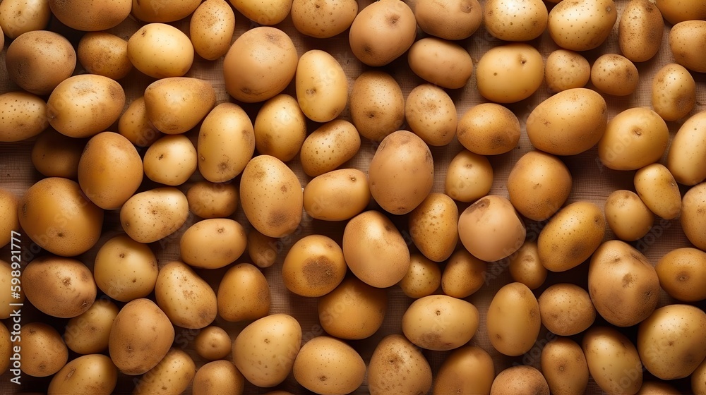 Potato Pattern, Image Ai Generated Potato Pattern, Image Ai Generated