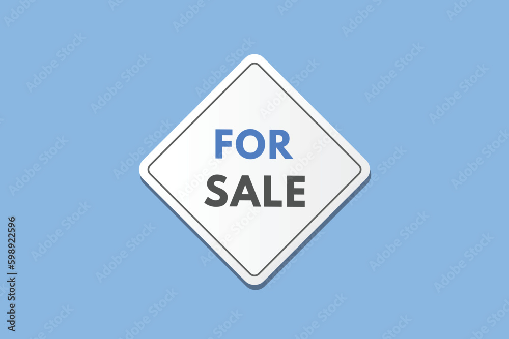 For Sale text Button. For Sale Sign Icon Label Sticker Web Buttons For Sale text Button. For Sale Sign Icon Label Sticker Web Buttons