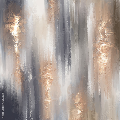 Hand painted contemporary canvas art in mixed media