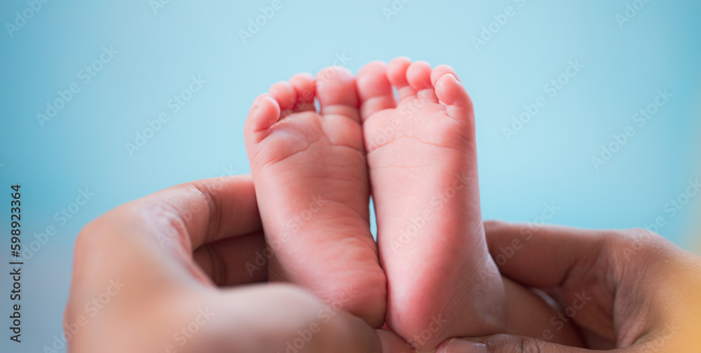 baby feet,Baby feet in hands, mother, mother and her baby, happy family concept, beautiful conception image of childbirth. baby feet,Baby feet in hands, mother, mother and her baby, happy family concept, beautiful conception image of childbirth.
