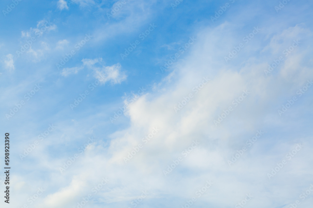 clouds and sky,blue sky background with small clouds panorama