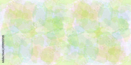 Wallpaper Mural Watercolor seamless pattern. Vector tie dye print. Blue transparent brush stains texture. Torontodigital.ca