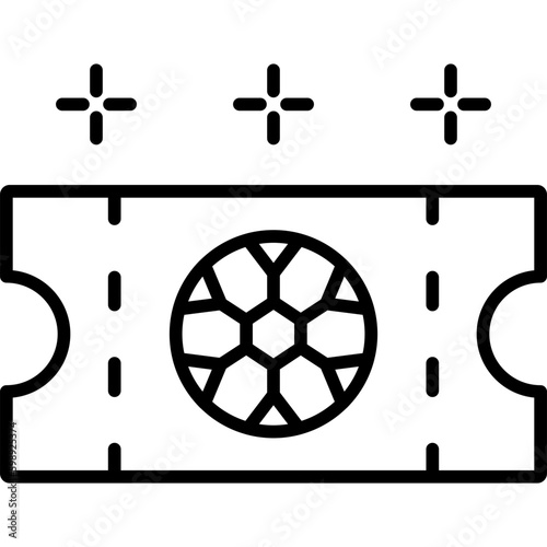 Football Ticket Icon