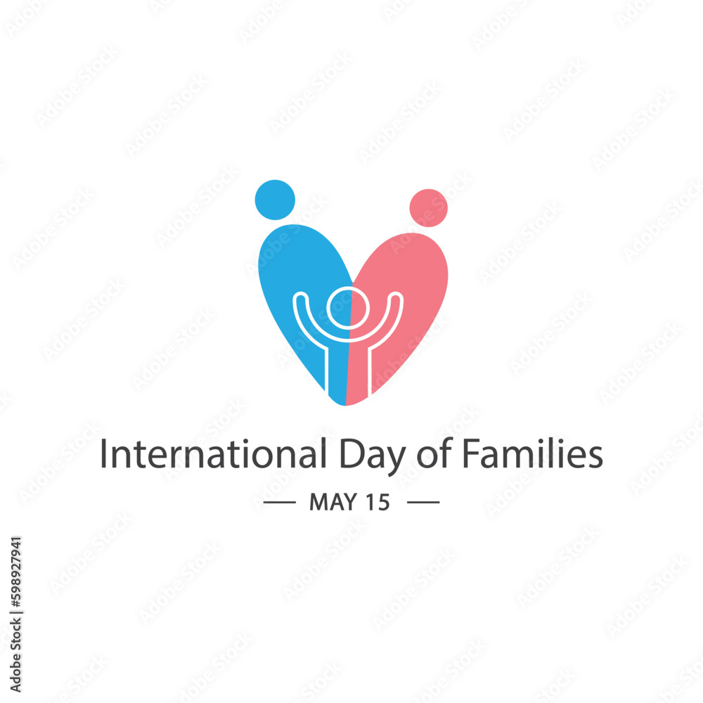 International day of families. - logo, icon, vector, template. International day of families. - logo, icon, vector, template.