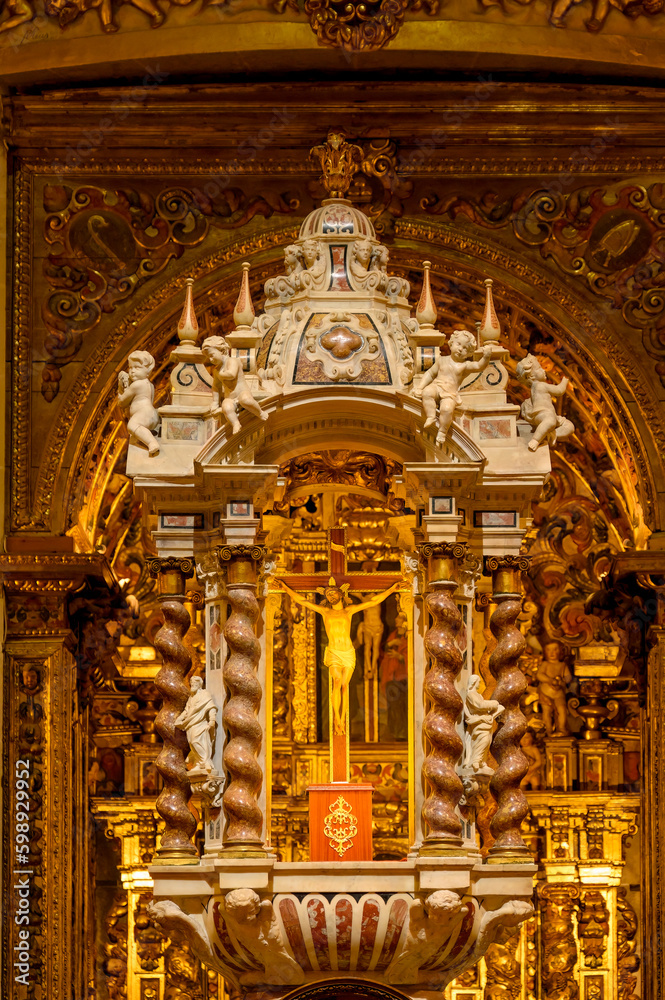 Fototapeta premium Medieval co-cathedral of San Nicolas de Bari, Alicante, Spain