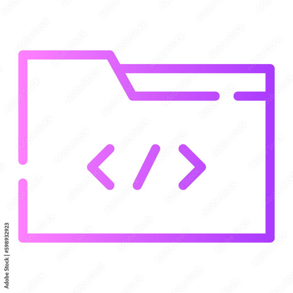folder gradient icon folder gradient icon