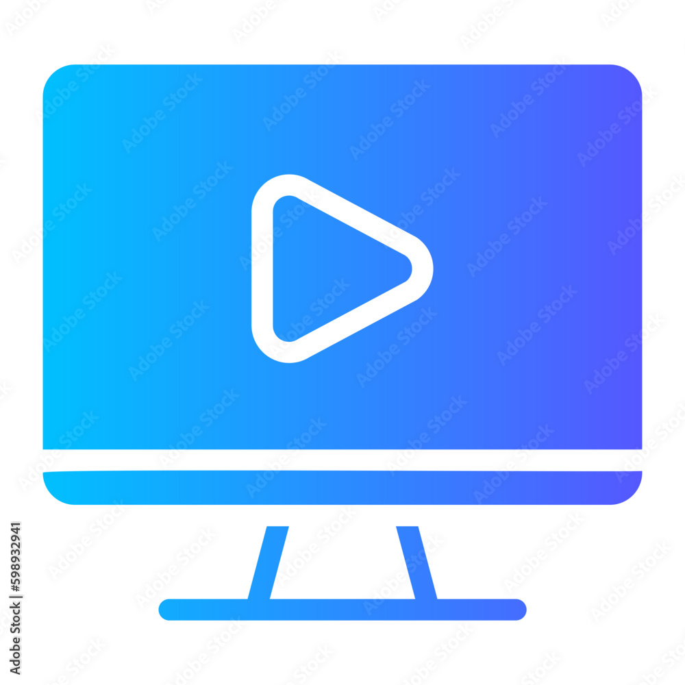 video gradient icon video gradient icon