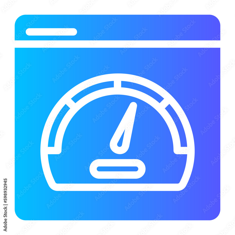 speedometer gradient icon