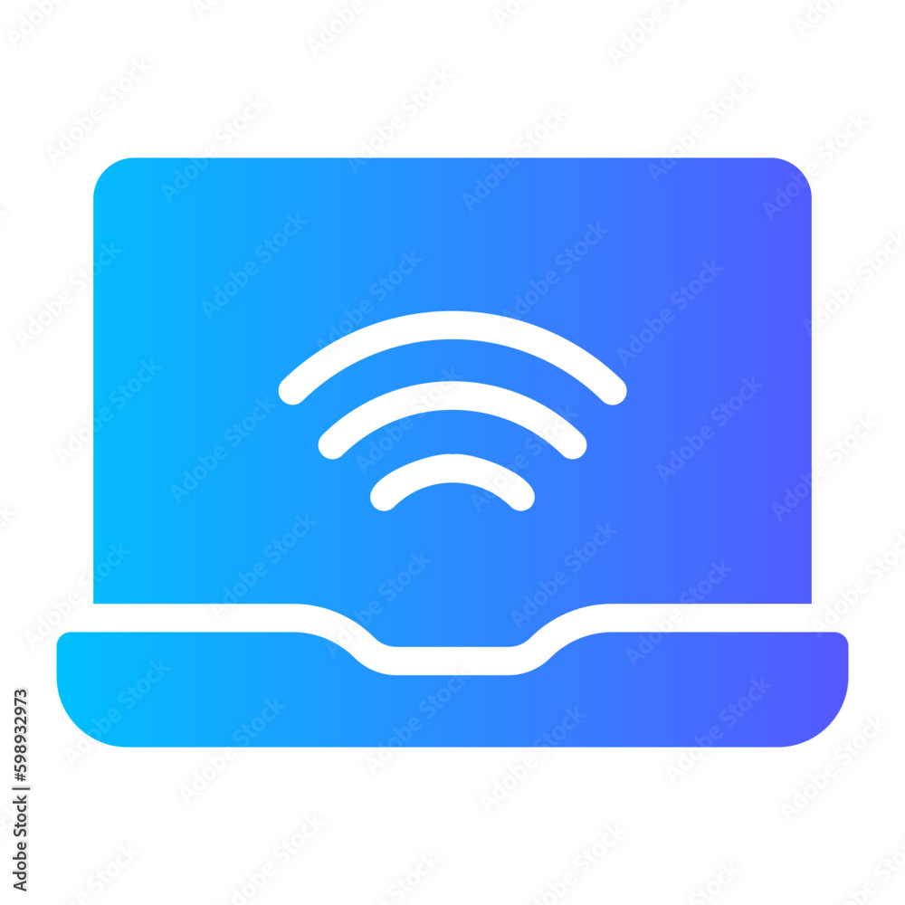 wifi gradient icon wifi gradient icon