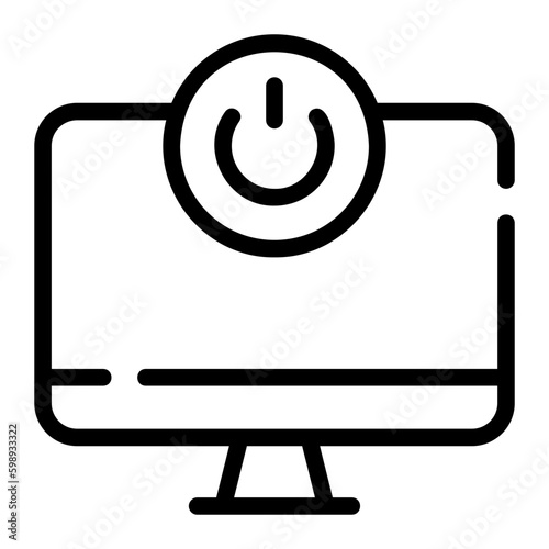 prepare line icon