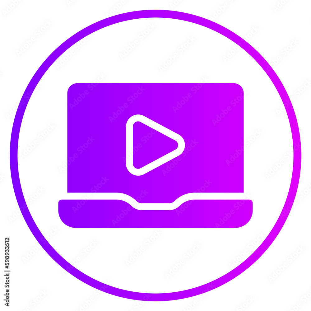 video gradient icon