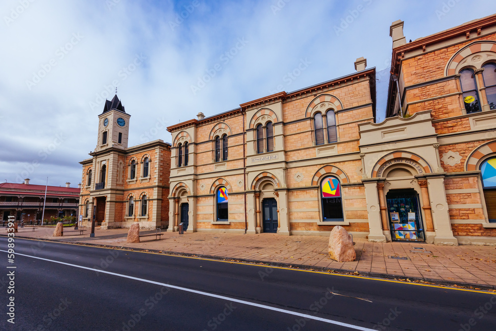 Historic Town Hall in Mount Gambier in South Australia in Australia