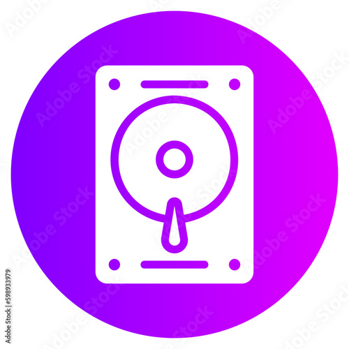 harddisk gradient icon