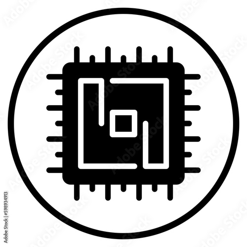 cpu glyph icon