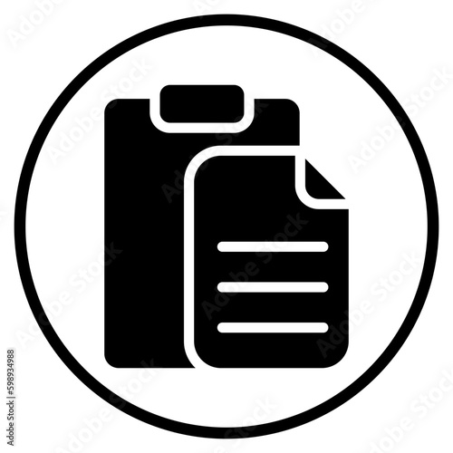 paste glyph icon
