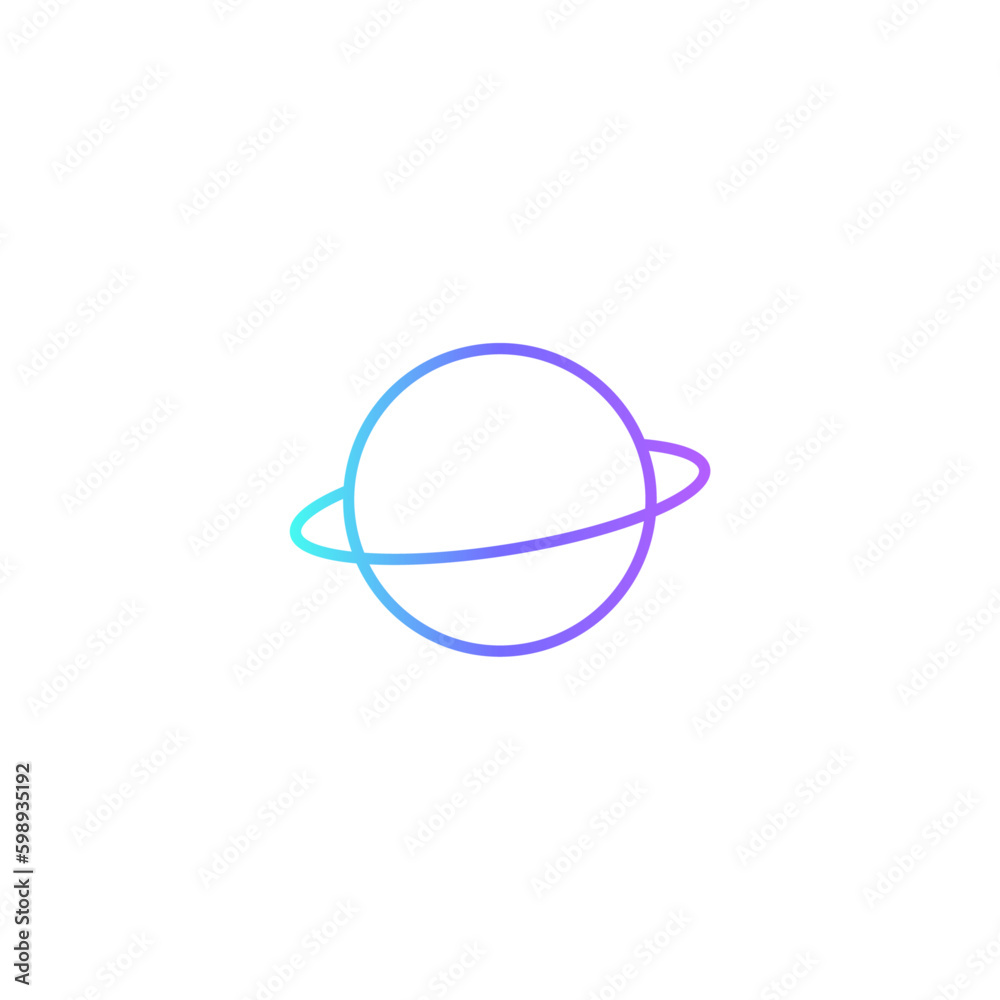 Astronomy Education icon with blue duotone style. space, moon, planet, telescope, universe, satellite, cosmos. Vector illustration Astronomy Education icon with blue duotone style. space, moon, planet, telescope, universe, satellite, cosmos. Vector illustration