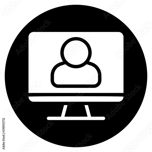 profile glyph icon