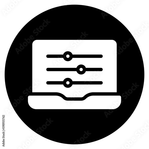 setting glyph icon
