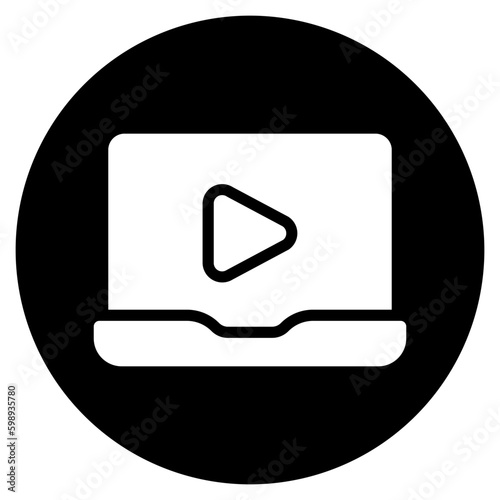 video glyph icon