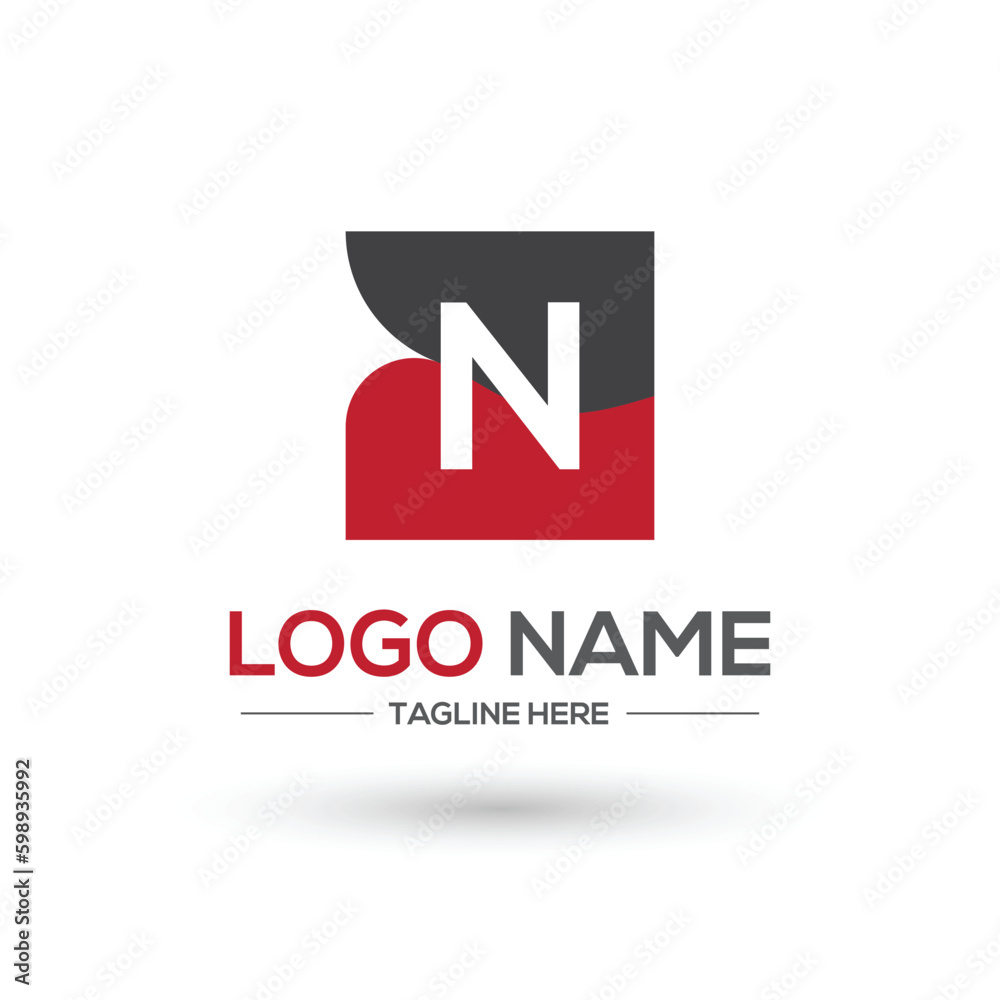 simple letter logo template vector set simple letter logo template vector set