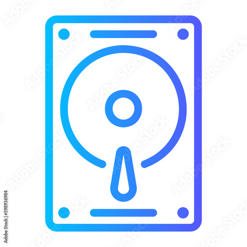 harddisk gradient icon