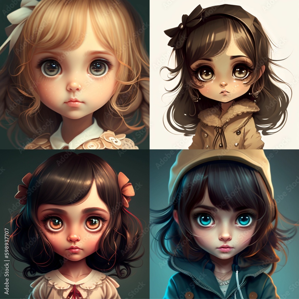 Girls big eyes Girls big eyes