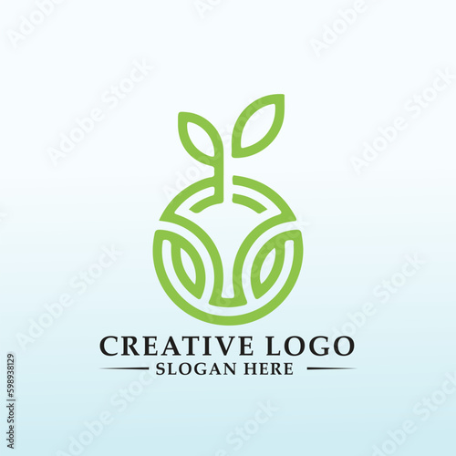 Cannabis Nursery vector logo design