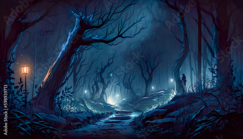 Fantasy Forest - Generative AI