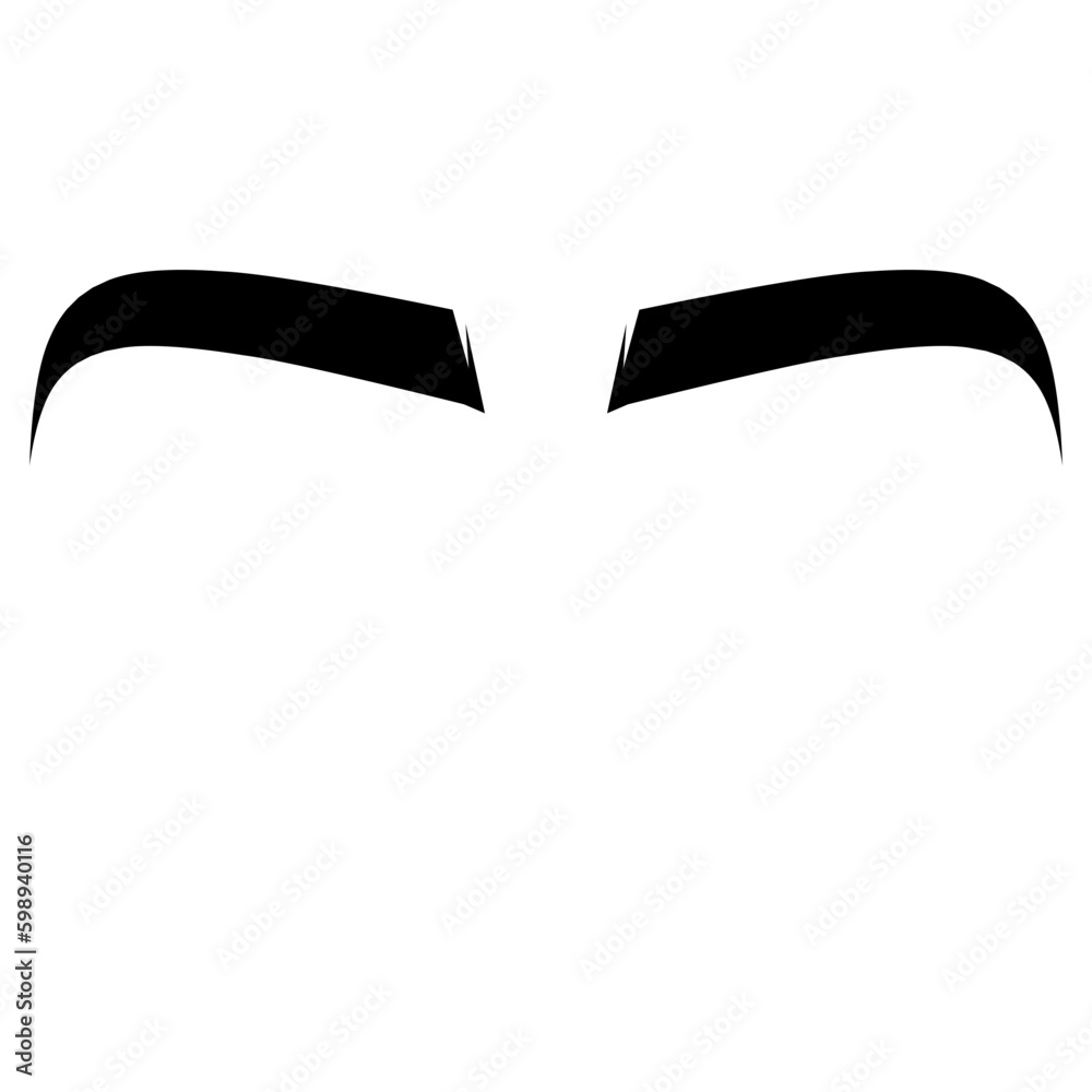 Eyebrow element illustration