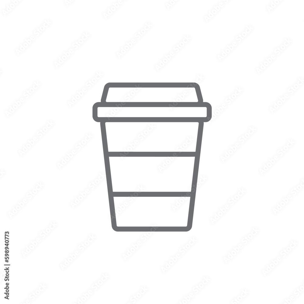 Coffe Meeting icon with black outline style. cup, espresso, beverage, hot, mug, cappuccino, break. Vector illustration Coffe Meeting icon with black outline style. cup, espresso, beverage, hot, mug, cappuccino, break. Vector illustration