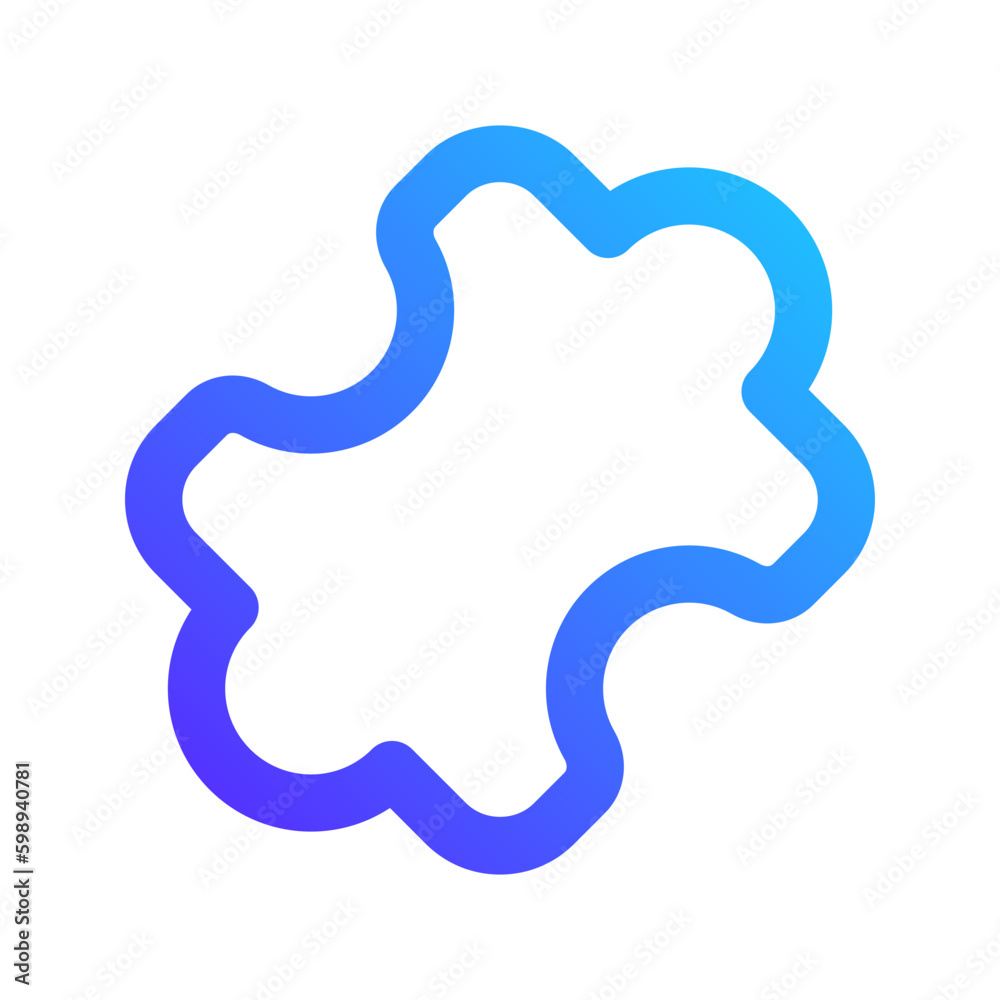 puzzle gradient icon puzzle gradient icon