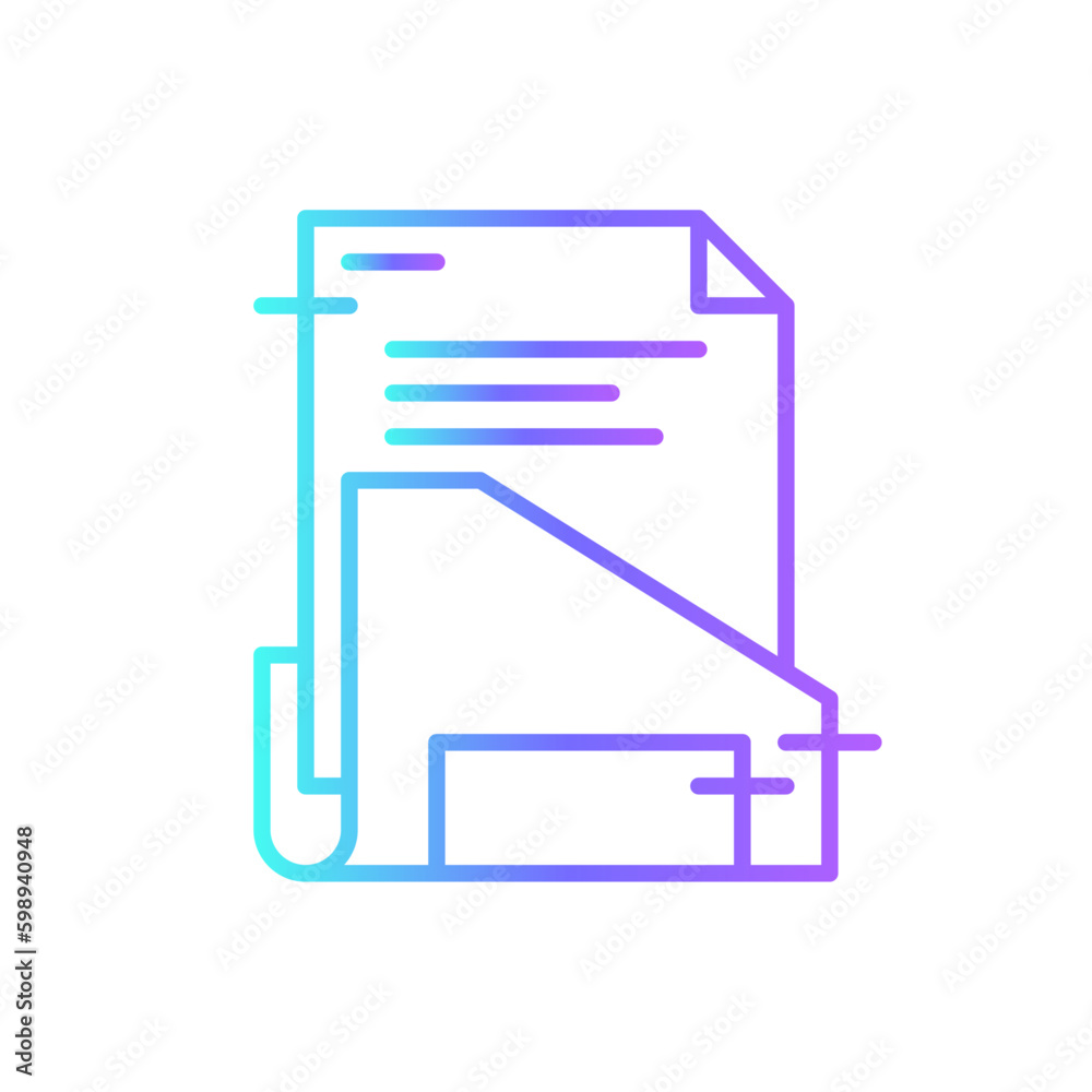 File Folder Meeting icon with blue duotone style. document, paper, organize, archive, portfolio, data, storage. Vector illustration File Folder Meeting icon with blue duotone style. document, paper, organize, archive, portfolio, data, storage. Vector illustration