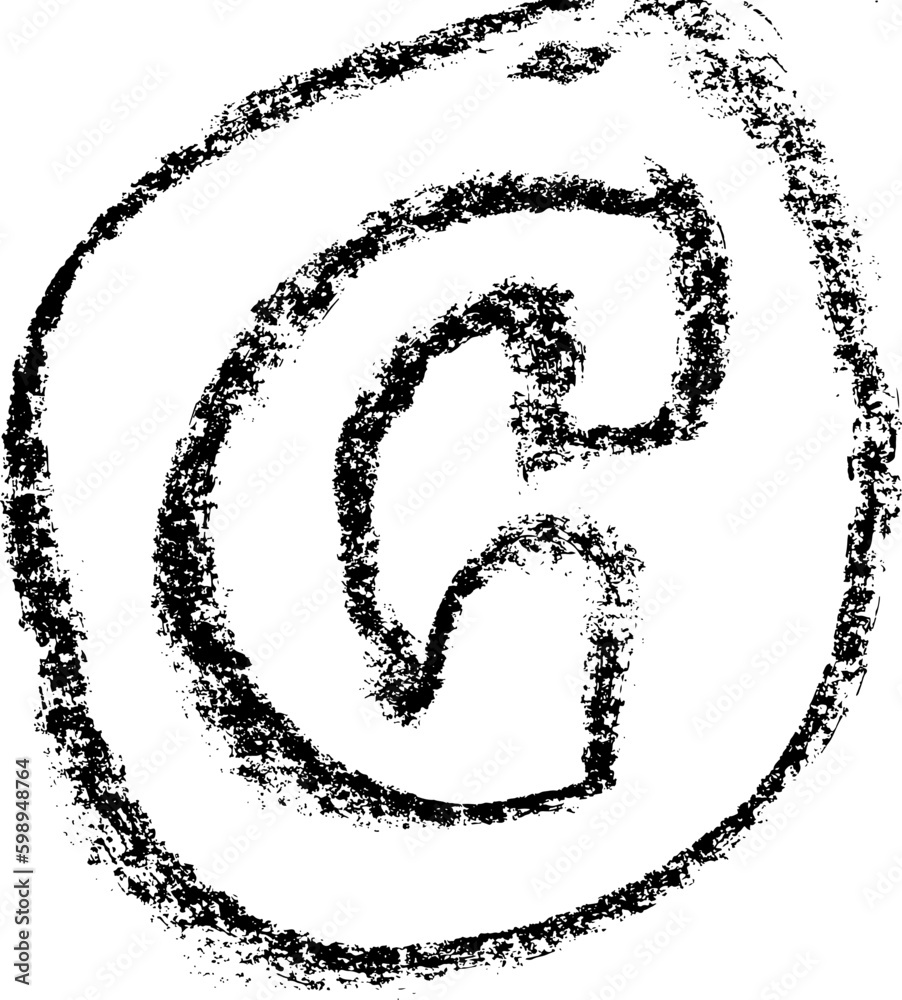 Chalk Textured Round Phone Icon Chalk Textured Round Phone Icon