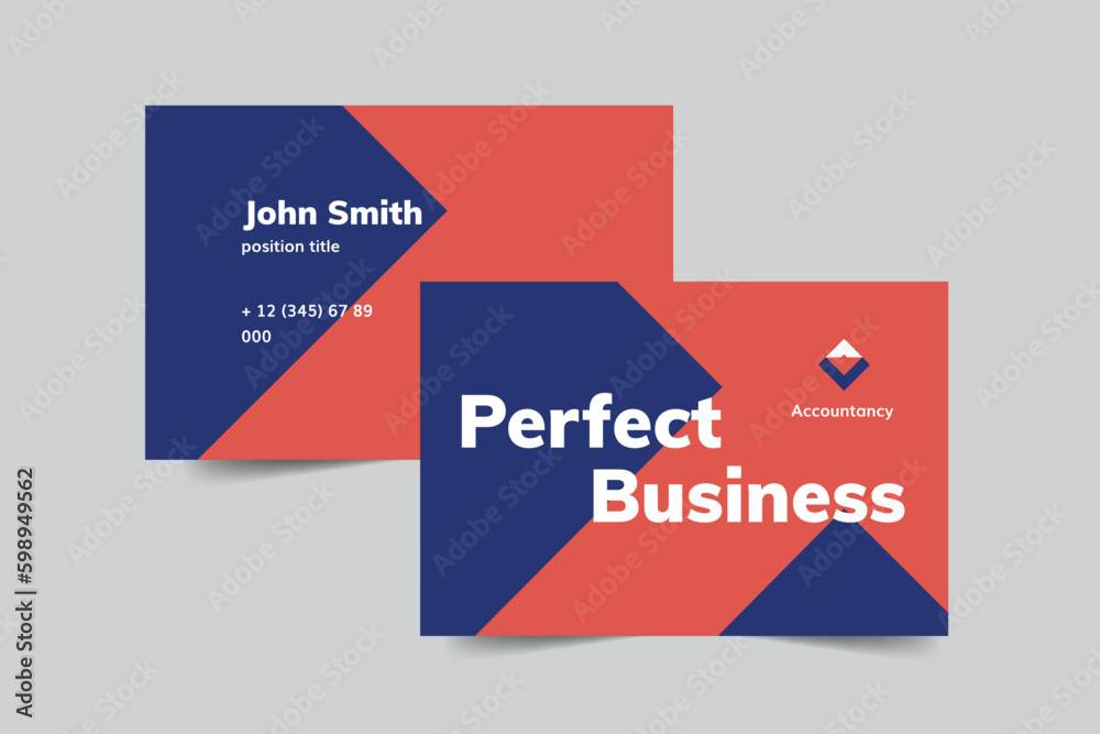 Accountancy Firm business card template. A clean, modern, and high-quality design business card vector design. Editable and customize template business card Accountancy Firm business card template. A clean, modern, and high-quality design business card vector design. Editable and customize template business card