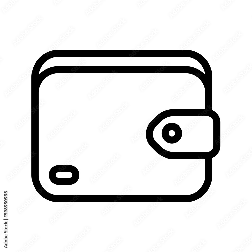 Wallet icon. sign for mobile concept and web design. vector illustration Wallet icon. sign for mobile concept and web design. vector illustration
