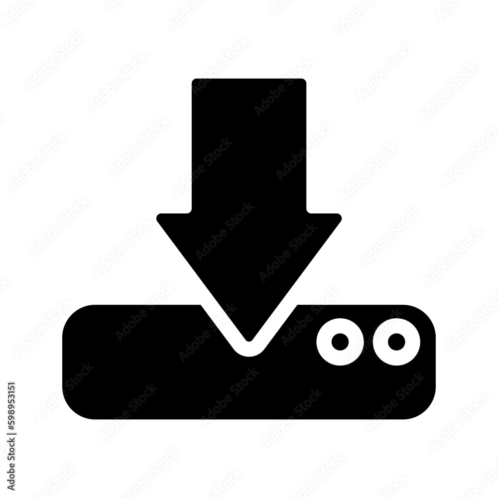 Download icon. sign for mobile concept and web design. vector illustration Download icon. sign for mobile concept and web design. vector illustration
