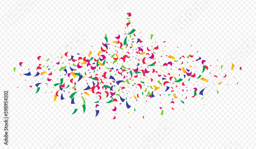 Color Round Fun Vector Transparent Background.